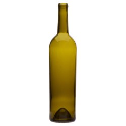 750 ml Claret, Antique Green, Cork Finish Fp Tapered, 8255