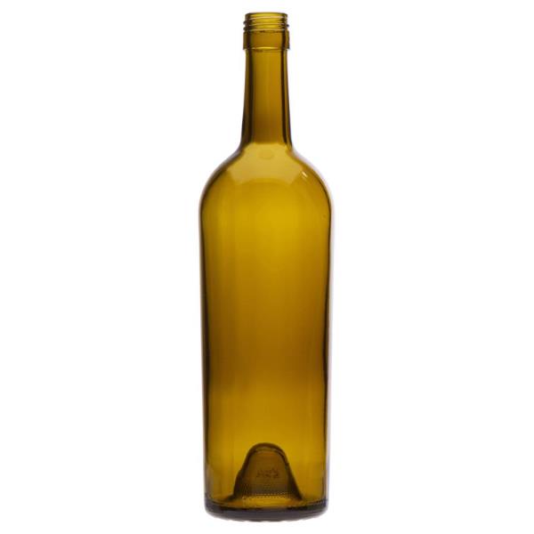 750 ml Claret, Antique Green, Stelvin Finish PU Tapered, 4855