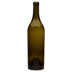 750 ml Claret, Antique Green, Cork Finish PU Tapered, 2196A