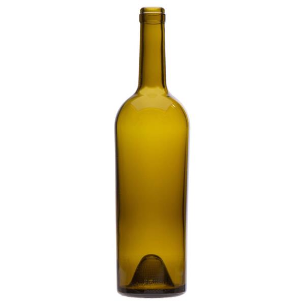 750 ml Claret, Antique Green, Cork Finish PU Tapered, 8805