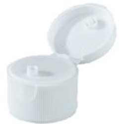 28-410, P/P Flip Top Closure, Ribbed Skirt, 