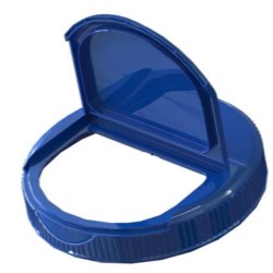 110-400, P/P Flip Top Closure, Ps113 Printed, 
