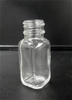 1 oz Glass Jar, Square, Flint, 24-400 