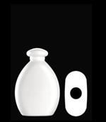 200 ml HDPE Convex, Oval, 24-410, ,