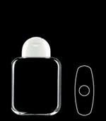 250 ml PVC Straight Sided Oblong, 23mm Snap On, ,