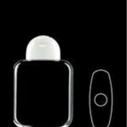 250 ml PVC Straight Sided Oblong, 23mm Snap On, ,