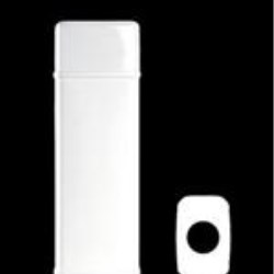 250 ml HDPE Straight Sided Oblong, 23mm Snap On, ,
