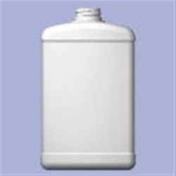32 oz HDPE Straight Sided, Oblong, 33-400, Label Indent ,
