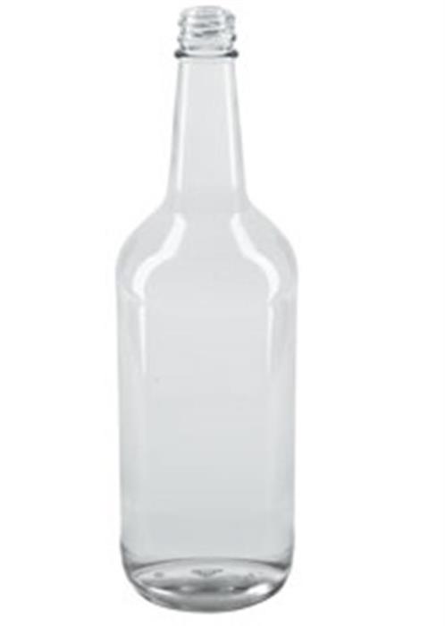 375 ml Glass Long Neck, Round, Flint, 28-350 Tamper Evident finish "Titos Handmade Vodka"