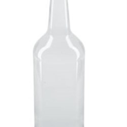 375 ml Glass Long Neck, Round, Flint, 28-350 Tamper Evident finish Titos Handmade Vodka