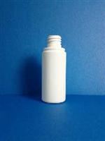 1.7 oz PET Cylinder, Round, 20-410, Heavy Wall "LEudine Wh Rse Antibacterial" S/S
