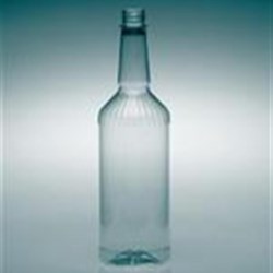 1 ltr PET Long Neck, Round, 28-410, Fluted ,