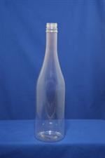 750 ml PVC Long Neck, Round, 28-410Tamper Evident, ,