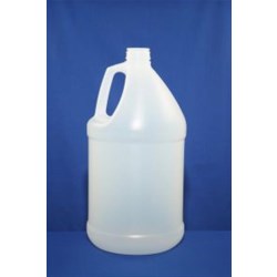 1 gal HDPE Handleware, Round, BJ Pourable Sleeved ,