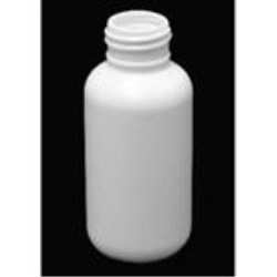 3 oz HDPE Boston Round, Round, 20-410, Clear Days Ahead Gel SS1- Black, SS1- PMS#