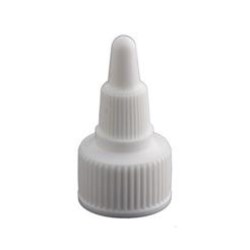 24-410, LDPE Spout Closure, .145 orifice Ribbed Skirt, 