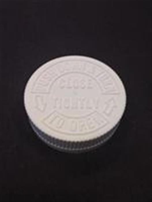 53-400, P/P Push and Turn Closure, Lpt Printed, CRC,