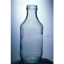 16 oz Glass Carafe/Decanter, Round, Flint, 38-405 