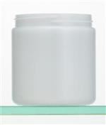 8 oz HDPE Jar, Round, 70-400, Straight Sided