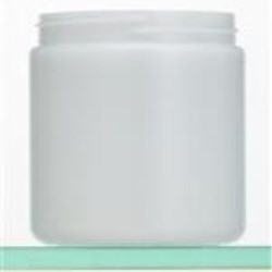 8 oz HDPE Jar, Round, 70-400, Straight Sided
