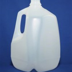 1 gal HDPE Handleware, Square, 38mm Snap On, Light Weight ,