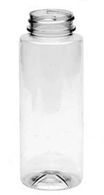 8 oz PET Cylinder, Round, 38-400, Straight Sided