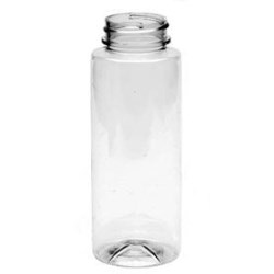 8 oz PET Cylinder, Round, 38-400, Straight Sided
