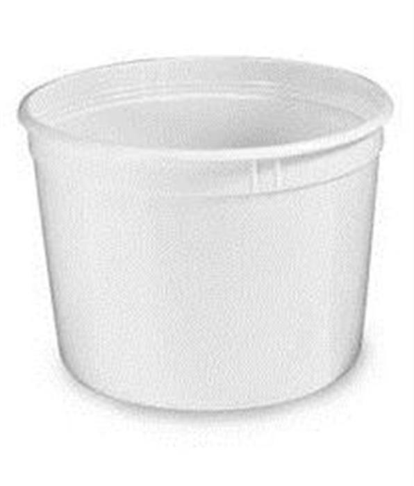64 oz HDPE Tub, Round,