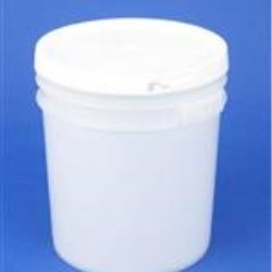 4.25 gal HDPE Pail, 65 mil Round, ,No Handle