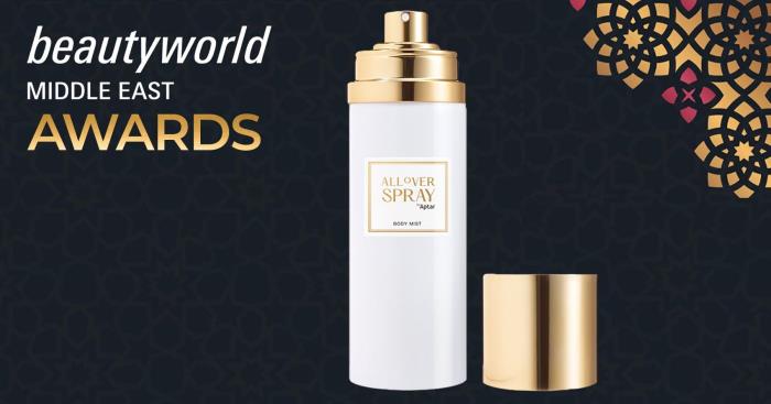 Beautyworld Middle East Recognizes Apatars All-Over-Spray pump for their “Innovative Packaging of the Year” Award