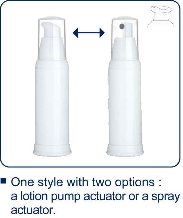 Sunrise’s airless system: dispenser and sprayer in one