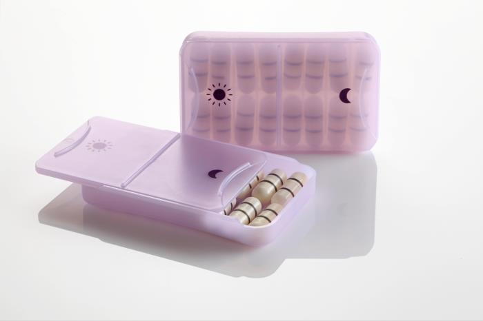 Stiplastics has developed a pill dispenser especially designed for woman dealing with recurring ovarian cancer