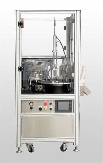 Rod and applicator assembly machine