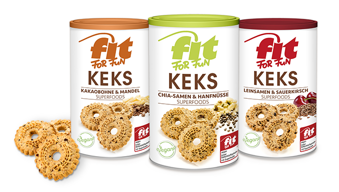 Sonoco provides composite cans to package "Fit for Fun" biscuits by Hans Freitag