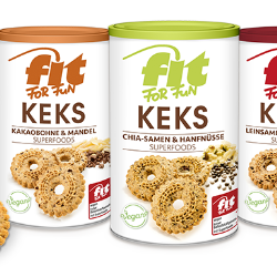 Sonoco provides composite cans to package Fit for Fun biscuits by Hans Freitag