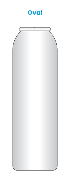 Standard Oval Aerosol Containers
