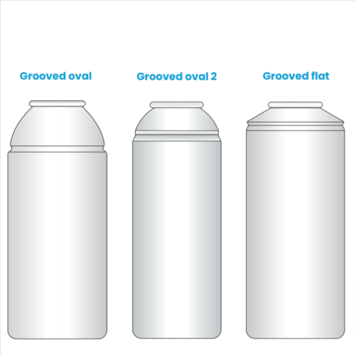 Grooved Oval Aerosol