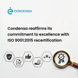 Condensa Renews its Commitment to Quality: ISO 9001:2015 Recertification Validated by SGS