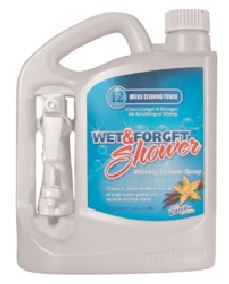 New shower spray cleans up with 2-handled package