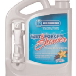 New shower spray cleans up with 2-handled package