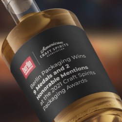 Berlin Packaging wins nine medals and two honorable mentions at the 2021 Craft Spirits Packaging Awards