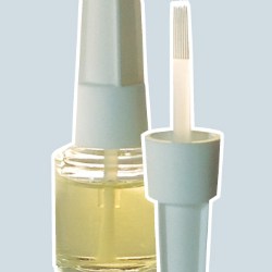 Bisio Progettis Brush, the integral, all plastic pharmaceutical/cosmetic brush