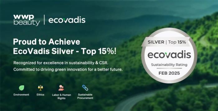 WWP Beauty Earns EcoVadis Silver Rating