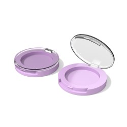 Round Single Well Compact with Clear Lid