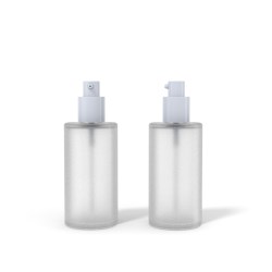 Glass Skincare Bottle with Pump - D6115-015