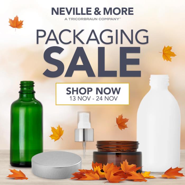 
                                        
                                    
                                    Neville and More’s Autumn Packaging Sale is NOW LIVE