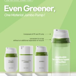 
                                                                
                                                            
                                                            Even Greener- Yonwoo/PKG Announces One Material Jumbo Pump